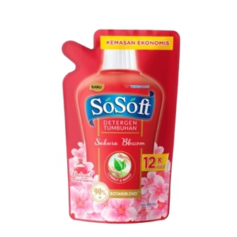 SoSoft Liquid Detergent Sakura Blossom Pouch 360ml